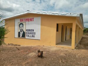 Don d'un Batîment de 3 salles de classe + bureau d'éducateur